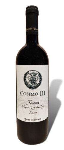 Bottiglia di vino IGT Cosimo III