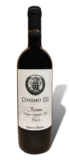 Bottiglia di vino IGT Cosimo III